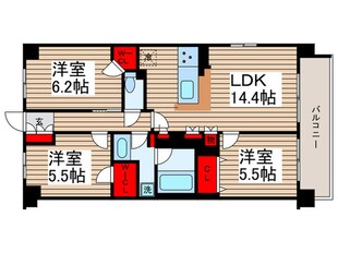 アドグランデ松戸(209)の物件間取画像